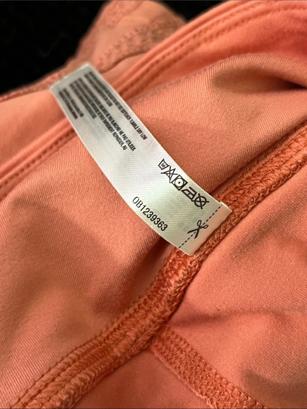 Free People FP Movement Pleats And Thank You Skort Peach Melon Ruffle Skirt